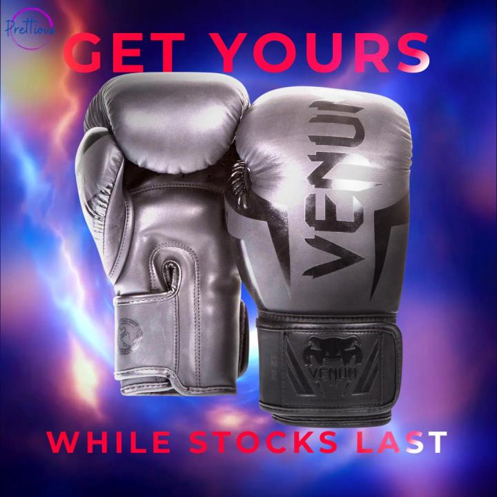 PRETTIOUS | Premium Boxing Gloves For Adult Men and Women - Leather ...