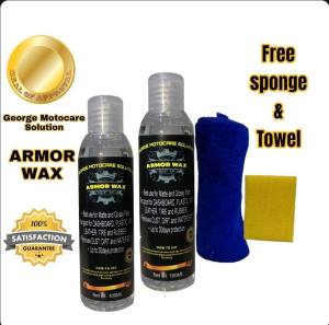ARMOR WAX (BUY 1 TAKE 1) 100ml with free towel and sponge (awbt100ml)
