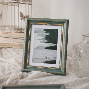 Photo Frame American Retro 6-Inch 7-Inch 8-Inch Wall Hanging Picture Frame Crayon Frame Photo Printing plus Custom Frame