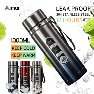 Portable Stainless Steel Vacuum thermos Water Bottle Tumbler hot and cold Insulation Cup aqua flask tumbler 1000ml