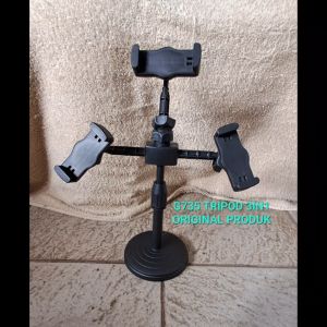 G735 ORIGINAL TRIPOD 3IN1: Holder Tiang Stand HP GPS Pajangan Multi Universal