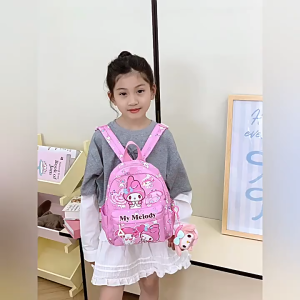 Kids Cartoon School Bag Primary student backpack Lightweight Big capacity kuromi bags my melody Children backpacks TT53