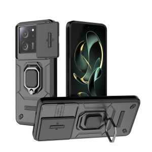 Case For Poco M6 Pro 4G 2024: TPU Ring Stand Cover & Shockproof Phone Case
