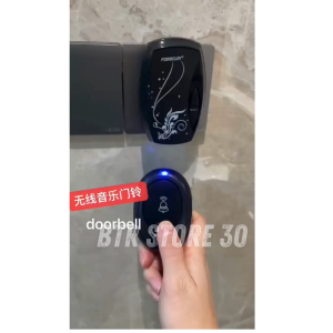 TaffHOME FK-D009 Bel Pintu Rumah Wireless Waterproof 36 Nada Jarak Jauh Assalamualaikum
