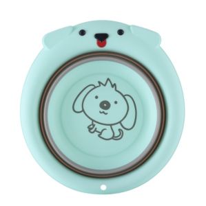 Chậu rửa mặt gấp gọn Hình Cún tiện lợi Chất liệu nhựa ABS cao cấp không chứa BPA Chậu bền đẹp chịu va đập tốt