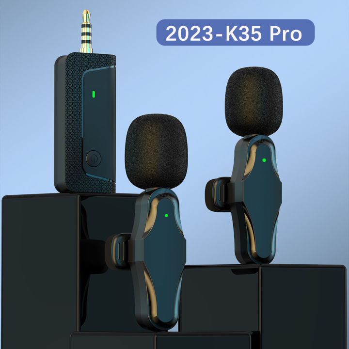 Readystock FREE Shipping New K35 Pro Wireless Lavalier Noise