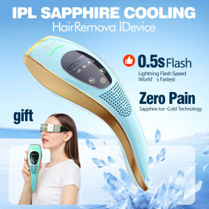 Laser Hair Removal Device IPL Laser Epilator for Women Body Bikini Facial Unlimited Flashes Permanant Painless Laser Epilator