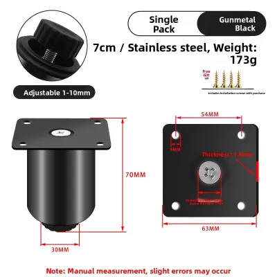 FULAIAN | Stainless Steel Furniture Leg Raisers