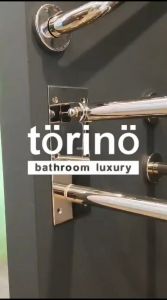 torino Bathroom Accessories Safety Toilet Handbar Handle Handrail Grab Bar Pemegang Tandas