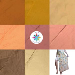 Soft Linen Challis Wrap Around Skirt Or Swimsuit Cover Ups