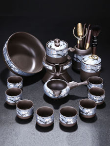 Purple Sand Automatic Tea Set For Home Living Room New Kung Fu Teapot Tea Cup Complete Set Bean Bag Tea Making Fantastic Product