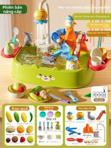 Đồ Chơi Bếp Giả Lập cho Trẻ 3-6 Tuổi