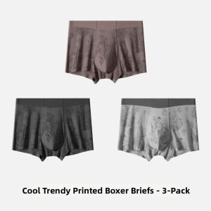 Cool Sensation Lightweight and Breathable Camouflage Print Boxer Briefs