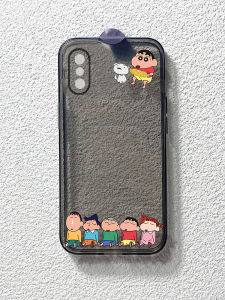 Lightweight Transparent Silicone Case for  X XS Max Female Cartoon Design Shockproof Lens Protection Couple Compatible