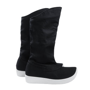 Ugly Clothes Lane Thick Bottom Soap Boots Ming Dynasty Canvas Non Ancient Costume Shoes Accessories Mens And Womens Heightening 5 Cm Retro Long Boots