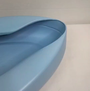 กระโถน กระโถนผู้ป่วย ขนาด กว้าง 28 * ยาว 36.5 * สูง 9 ซม. สีฟ้า กระโถนฉี่ กระโถนผู้ใหญ่ กระโถนฉี่ผู้สูงอายุ พลาสติกอย่างดี ไม่บาดผิว