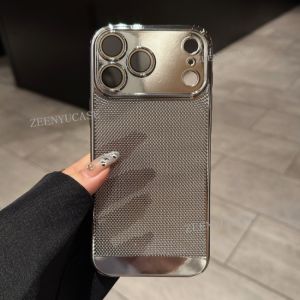 Ốp cho Apple iPhone 17 Pro Max iphone17 Promax không khí 17air 5g vỏ điện thoại mạ tản nhiệt làm mát rỗng bảo vệ máy ảnh chống sốc Ốp lưng cho iPhone 17 không khí