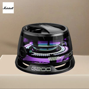 Original + FREE Shipping High Quality Marshall G200 Magnetic Bluetooth Speaker Multi functional Portable Speaker True Wireless Pairing USB-C Fast Charging HD Sound Effect Phone Holder Bedroom Bike Car Outdoor Fun Gifts