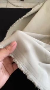 Vải Tuyết Mưa Vỏ Đậu Nhạt Khổ 1m5 - Dày Dặn Co Giãn - May Vest Đầm Chân Váy Đồ Thiết Kế