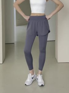 Kawajie | Butt Lifting Fake Two-Piece Yoga Pants