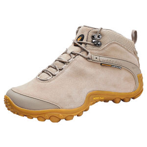 High-Top Waterproof Anti-Slip Hiking Shoes for Men And Women Couples Outdoor Climbing Shoes Breathable Shock-Absorbing EVA Midsole Rubber Outsole