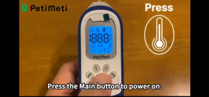 Digital Pet Thermometer for Dog/Cat Oral/Rectal/Surface Scanning for Temperature Detection with Silicone Cover