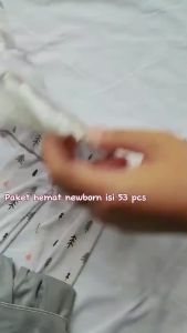 53 PCS Paket Hemat Terkomplit Baju Bayi Baru Lahir Paket Hemat Brojol Baby Paket Komplit Bayi Baru Lahir POKA SNI Serian ABU PH09