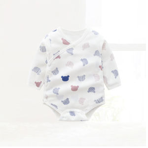 Baby Bodysuits For Baby Boys Girls Cotton Long Sleeve Dinosaur Printed Bodysuit Romper