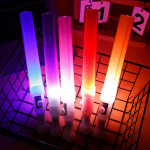 1/3pcs 26CM Cylindrical Flash Stick LED Concert Glow Stick Celebration Bar Party Luminous Atmosphere Prop Colorful Neon Handheld Lights