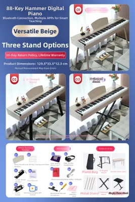 BEETHOSTAR | Full-Size Weighted Key Electric Piano 88 Keys