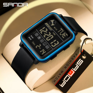 SNADA 6159 Luxury Mens Electronic Digital Watch Multi functional LED Waterproof Mens Electronic Watch Clock Gift 2025
