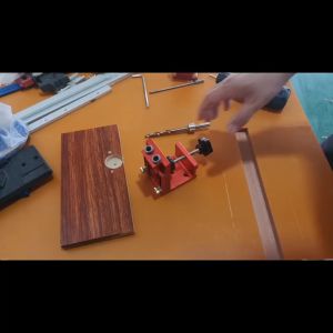 NEW Pocket Hole Drill Guide Dowel Jig Oblique Hole Locator Drilling Kit Aluminium Woodworker DIY Tools with 9mm Drill Bit