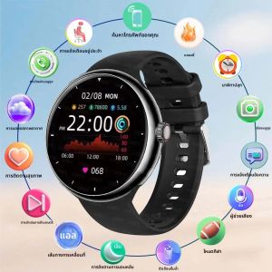 ใหม่แฟชั่นSmartwatch Global Versionชาย 1.5 "จอแสดงผลHD AppควบคุมการตรวจสอบฟิตเนสบลูทูธVoice Assistantผู้หญิง