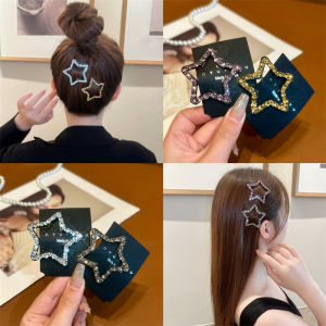 Starry Sky Super Shiny Star Hairpin with Bangs and Broken Hair You Can Use Temperament Wild and Look Good