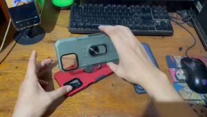 Casing HP Untuk Samsung Galaxy A53 5G: Case Robot Hit Eye & Armor 360 Degree Rotasi