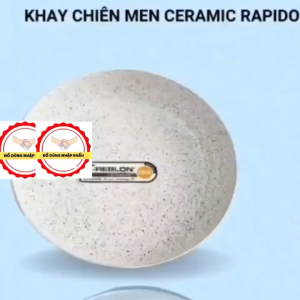 Khay lót chiên nướng hãng Rapido men ceramic chống dính đường kính 20cm dùng trong nồi chiên không dầu
