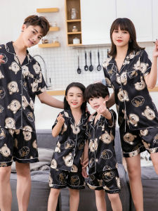 Summer Suitable Cartoon Thin and Smooth Home Wear Set