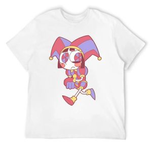 Bandai | The Amazing Digital Circus Children T-Shirt Cartoon Printed T Shirts Boys Casual Sports Short Sleeves Tops Summer Kids Clothing