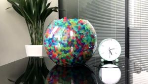 20000pcs 7-8mm Plant Flower Crystal Soil Mud Water Blaster Gun Toys Colored Gel Water Bullets Beads