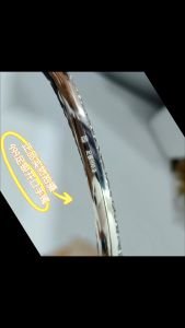 碎冰意义岁岁平安菱角999足银开口手镯 重量21g