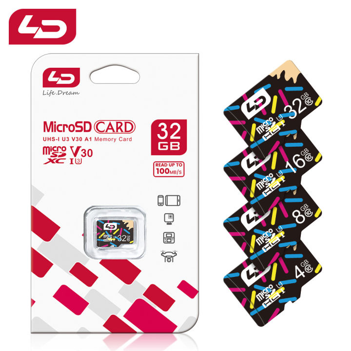 LD Ultra Micro SD Card 128GB 64GB 16GB Class 10 A1 Memory Card 256GB