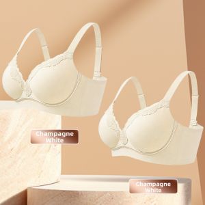 QIANLINGMEI | Lifting And Gathered Underwear Peach Breast Support Side Collection Prevent Drooping Seamless