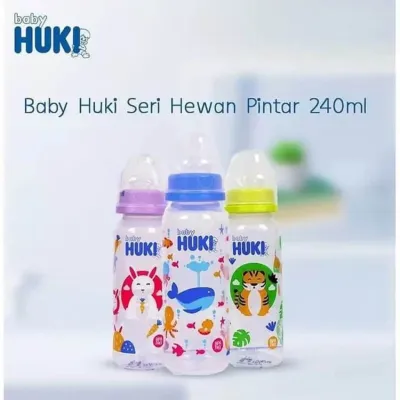 Huki Baby Botol Susu 60ml 120ml 240ml BPA FREE