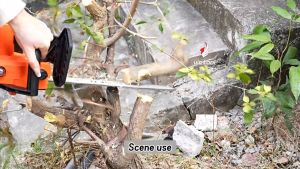 BH 2 năm - Máy cưa xích dùng pin 16 inchMáy cưa điện cầm tay 4800WMáy cưa pin cầm tay cao cấp 21vMáy cưa gỗ động cơ không chổi than