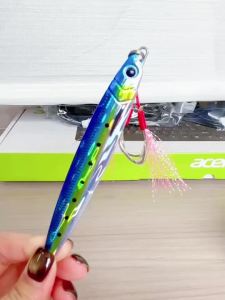 60g-200g 3D Print Majorcraft Artificial Vertical Spoon Bait Carp Spinning Sea Fishing Items Metal Fast Sinking Jigpara