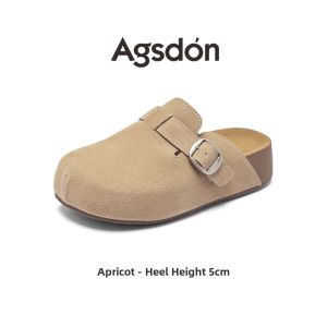 Agsdon | Ladies Summer Breathable Slip-On Half Shoes Slippers