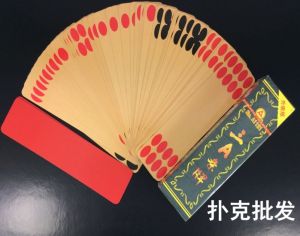 Sichuan Long POKER Red Back 84 Cards Four Head 10 Sets AAA Brand Traditional Chinese Mahjong Playing Cards Game Accessories
