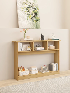 Sofa side cabinet storage shelf narrow bookshelf narrow cabinet long cabinet bedside table