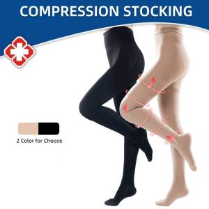 23-32mmHg Medical Compression Pantyhose Stockings Pressure Grade 2 Nursing Varicose Veins Socks for Women Stovepipe Stocking Tights
