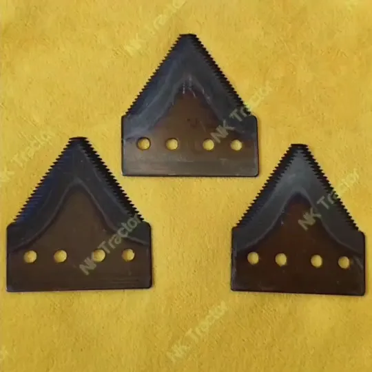 ใบมีดตัดหญ้าสามเหลี่ยม 3 นิ้ว ชุบแข็ง สำหรับจานตัดหญ้า